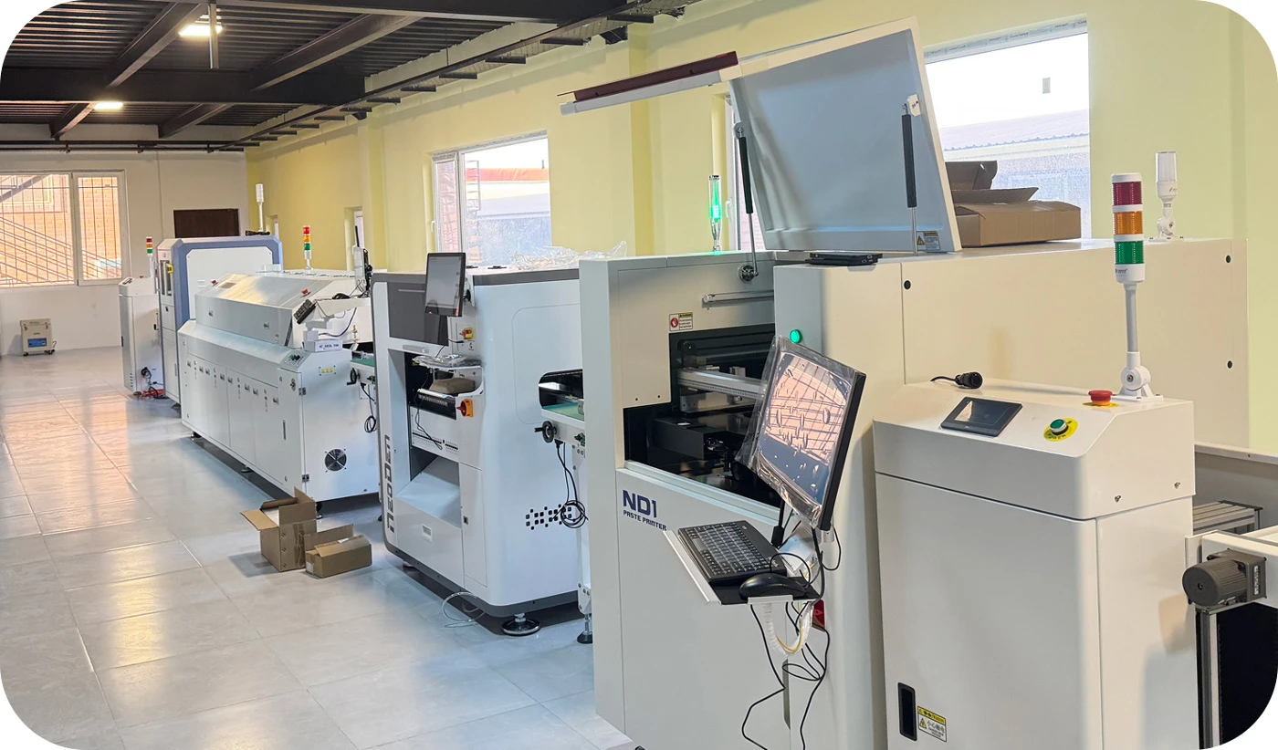 NeoDen ND800 AOI Optical Inspection Machine Operating in Iran Fire Safety System SMT Factory NeoDen ND800 AOI Optical Inspection Machine Operating in Iran Fire Safety System SMT Factory