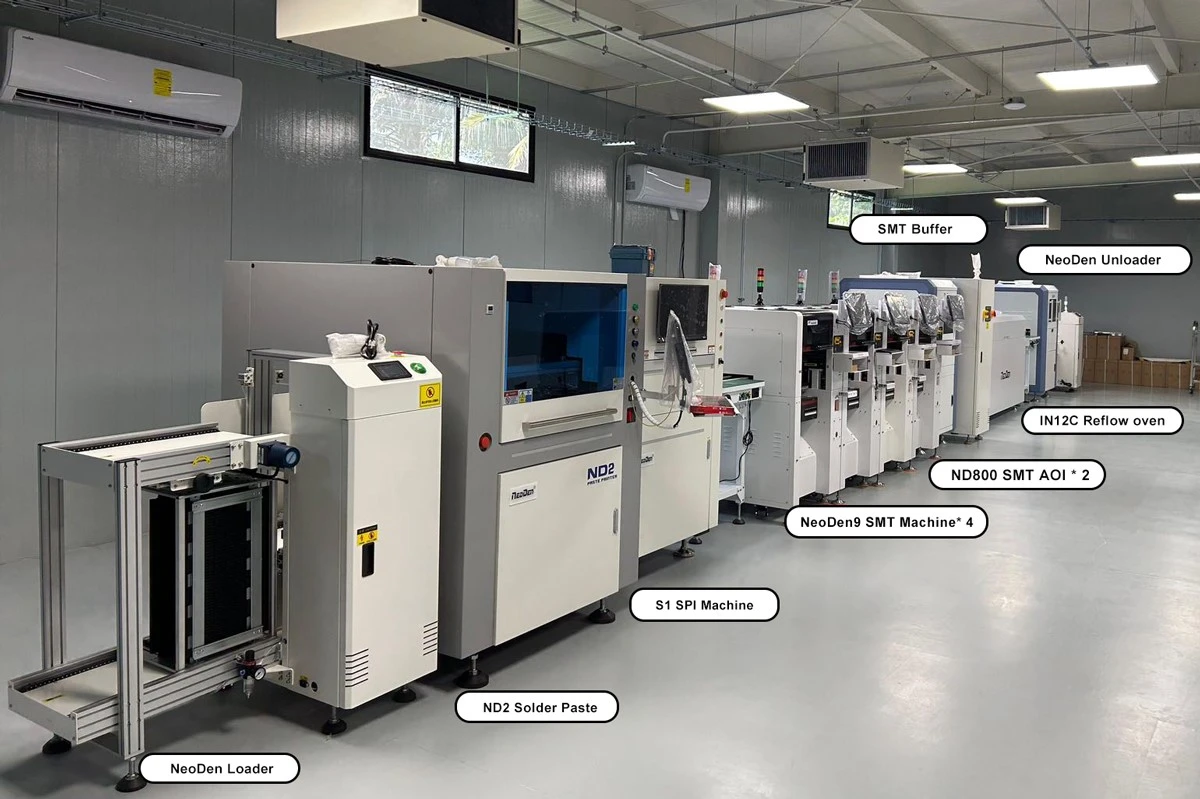 NeoDen S1 SPI Inspection System Operating in Mexico High-Speed 4x NeoDen9 SMT Factory Line NeoDen S1 SPI Inspection System Operating in Mexico High-Speed 4x NeoDen9 SMT Factory Line
